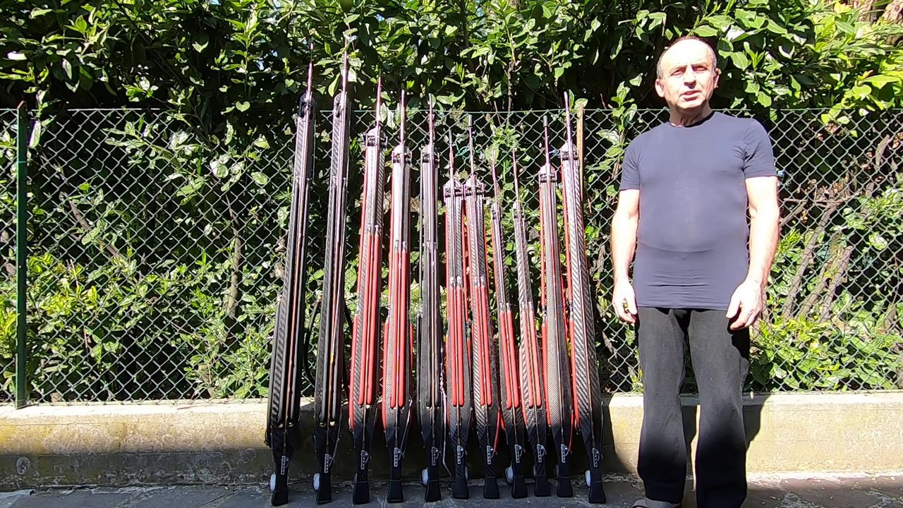 Alemanni presenta la gamma completa dei fucili in carbonio. #carbonrollergun #arbaletecarbon