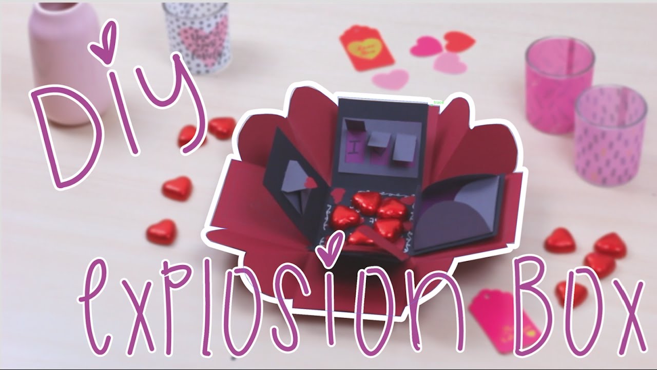 DIY: EXPLOSION BOX FACILE & RAPIDE POUR LA SAINT-VALENTIN
