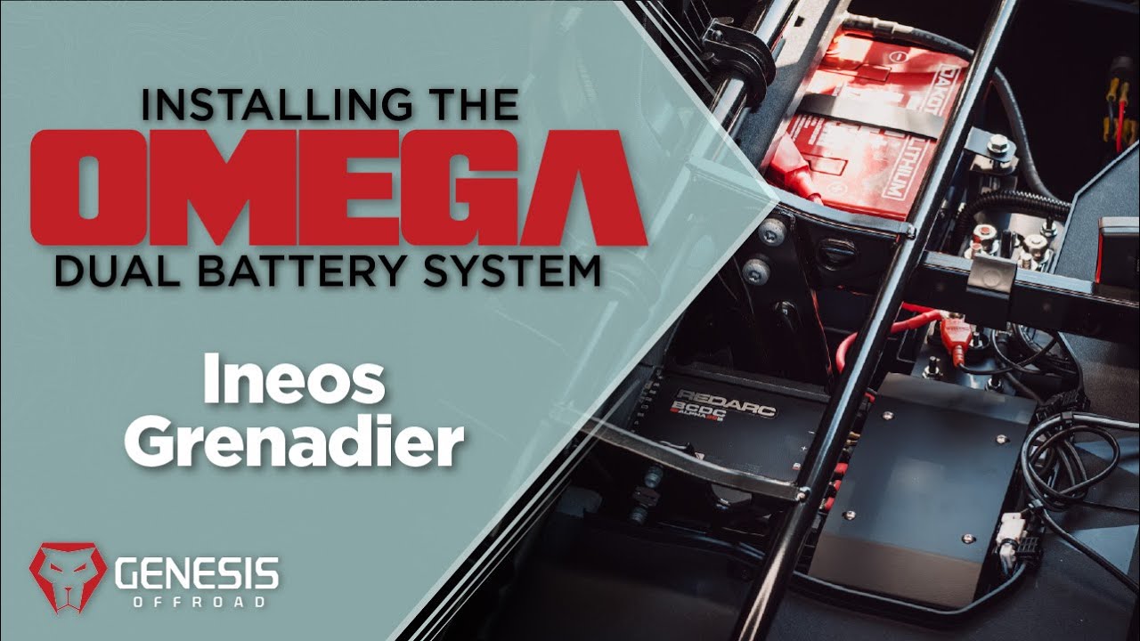 Установка двухбатарейной системы OMEGA на самолет Ineos Grenadier.