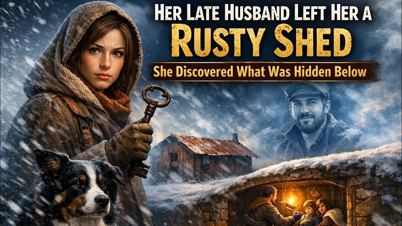 Her Late Husband Left Her a Rusty Shed… What She Found Inside Saved the Whole Town