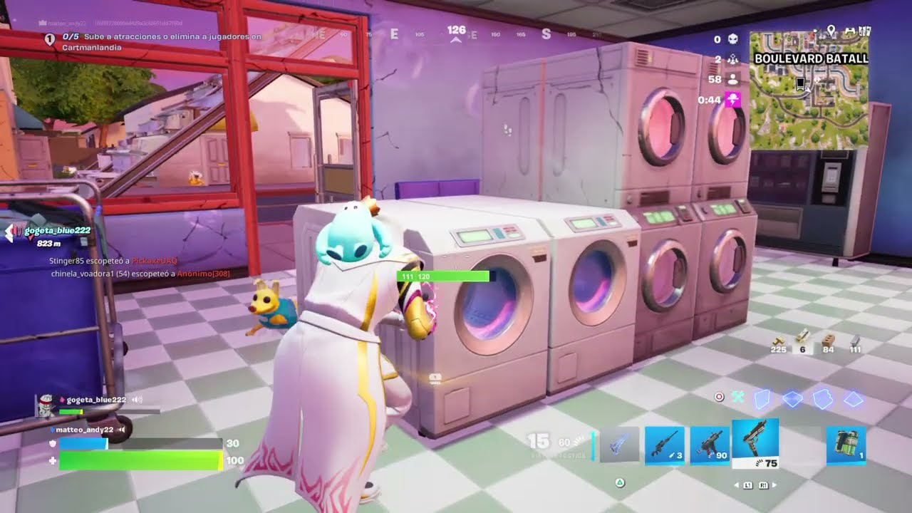 Tratando de ganar solo con armas azules en fortnite con @Gogetassj4GT-q8k 