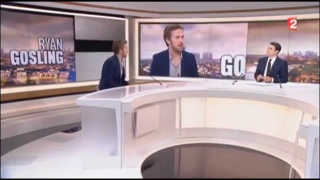 Ryan Gosling - JT de France 2 - 05 avril 2015 (promo Lost River)