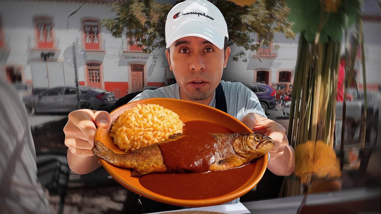 En este pueblo preparan el MOLE CON TRUCHA 🐟 y está riquísimo