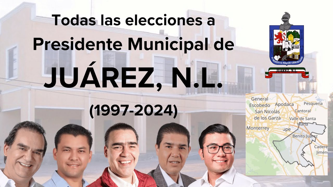 Todas las elecciones a Presidente Municipal de Juárez, N.L. (1997-2024)