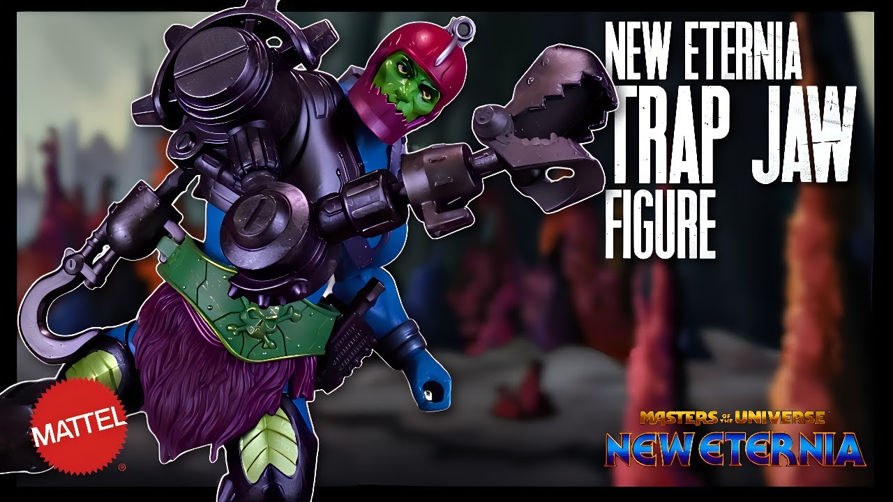 Mattel Masters Of The Universe Masterverse New Eternia Trap Jaw Figure @The Review Spot
