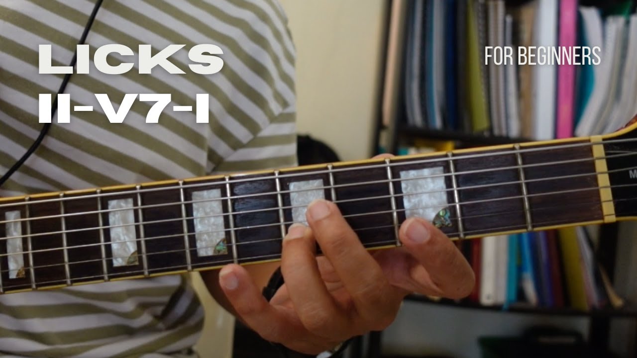 10 Basic Jazz Licks Untuk Progresi Dm7 G7 - CMaj7 (ii-V7-I)