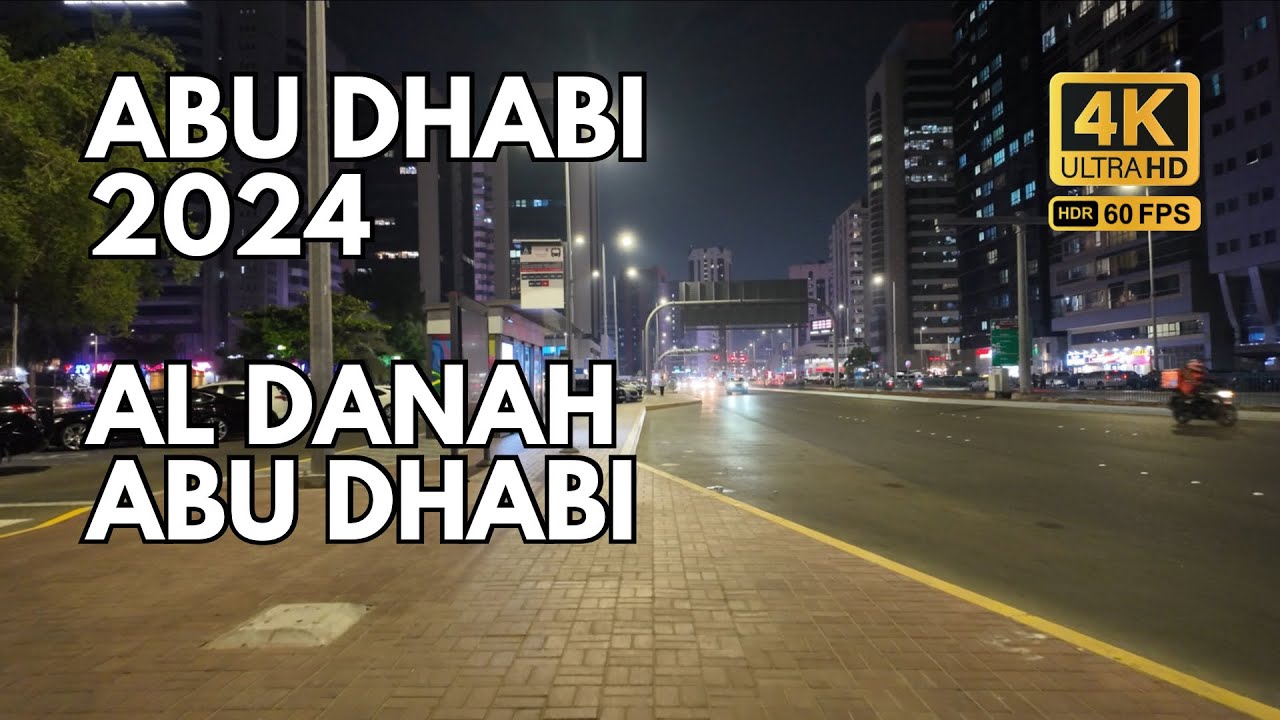 Silent Walking Tour of Al Danah, Abu Dhabi | ASMR 4K UHD 60FPS Experience