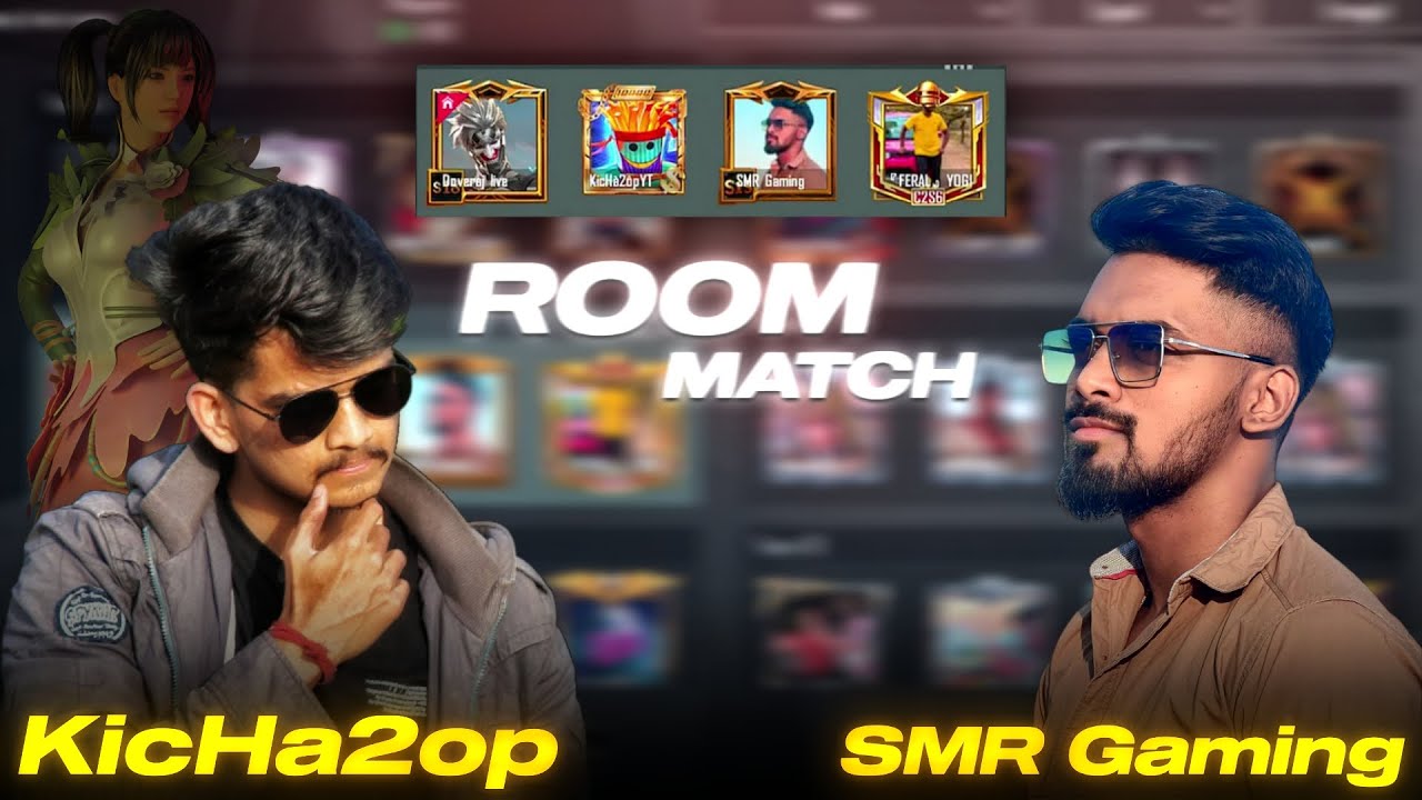 Room Match with @SMRGAMING ❤ | ಗುರು 🔥✌ | Heavy Intense Match | KANNADA BGMI | KicHa2op