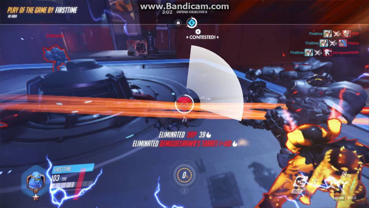 Overwatch nano genji team kill