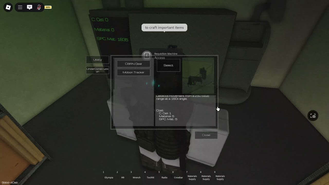 Wayward Outpost: How to get CBRN Suit and Motion tracker