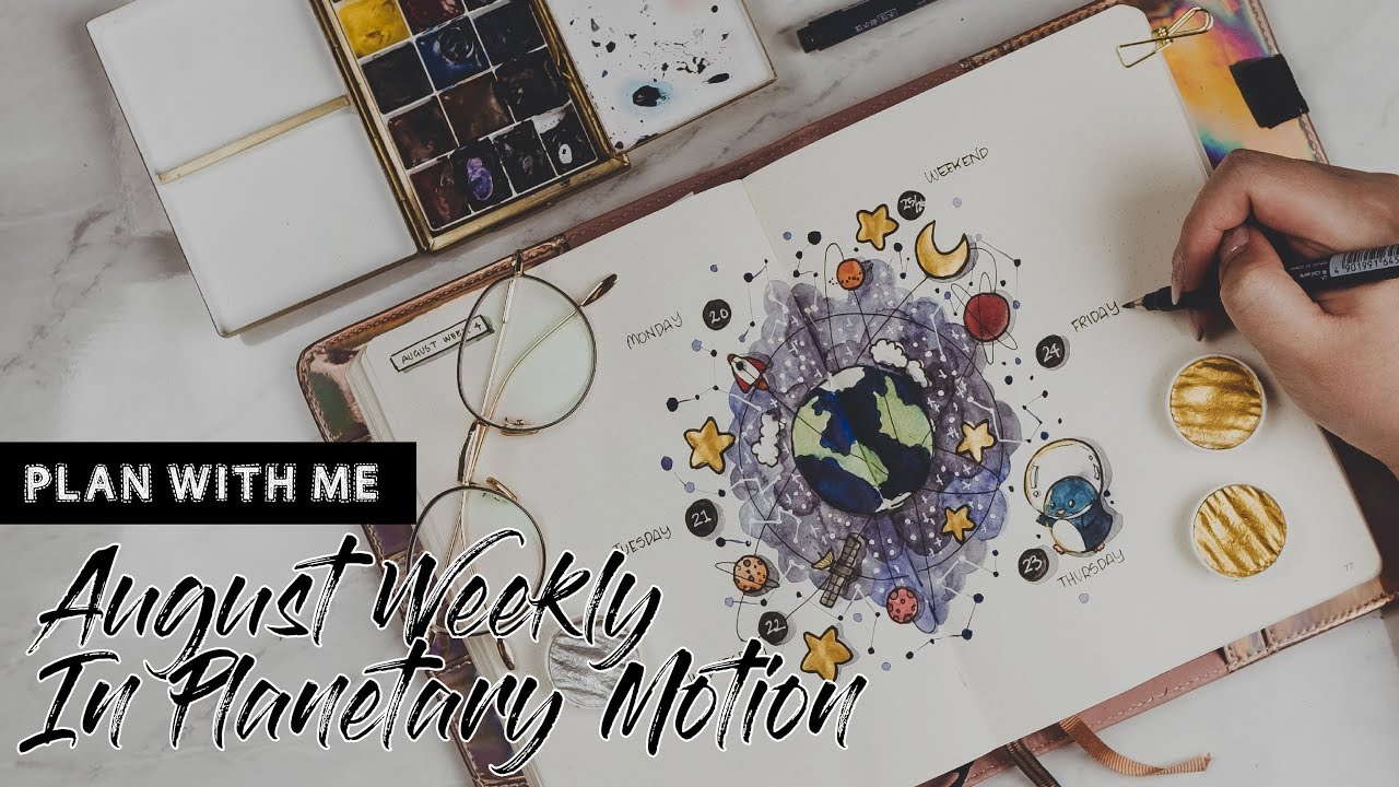 Plan With Me | August Weekly - In Planetary Motion