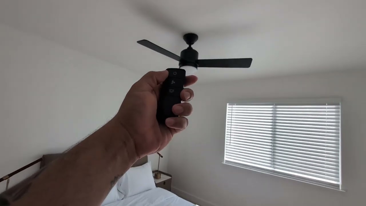 Craftmade 52 McCoy Flat Black Finish Indoor Ceiling Fan & LED Light Kit Review