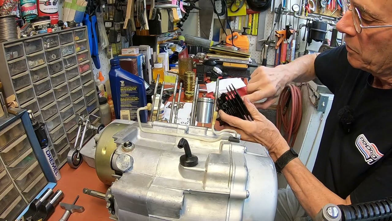 Yamaha HS1 90 twin top end build