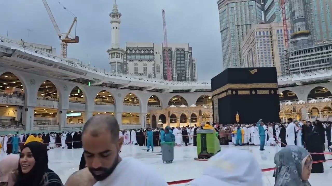 Makkah haram sharif | 11 February 2026| kaaba live🔴☔ | beautiful weather Makkah | Makkah Officially 