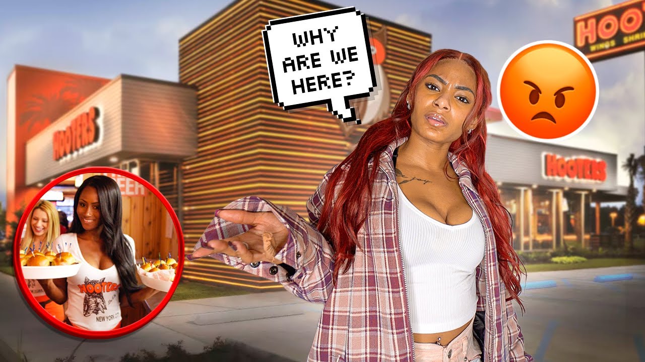 Повел свою девушку на свидание в HOOTERS, чтобы посмотреть на ее реакцию... *ПОЙДЕЛ НАЛЕВО*