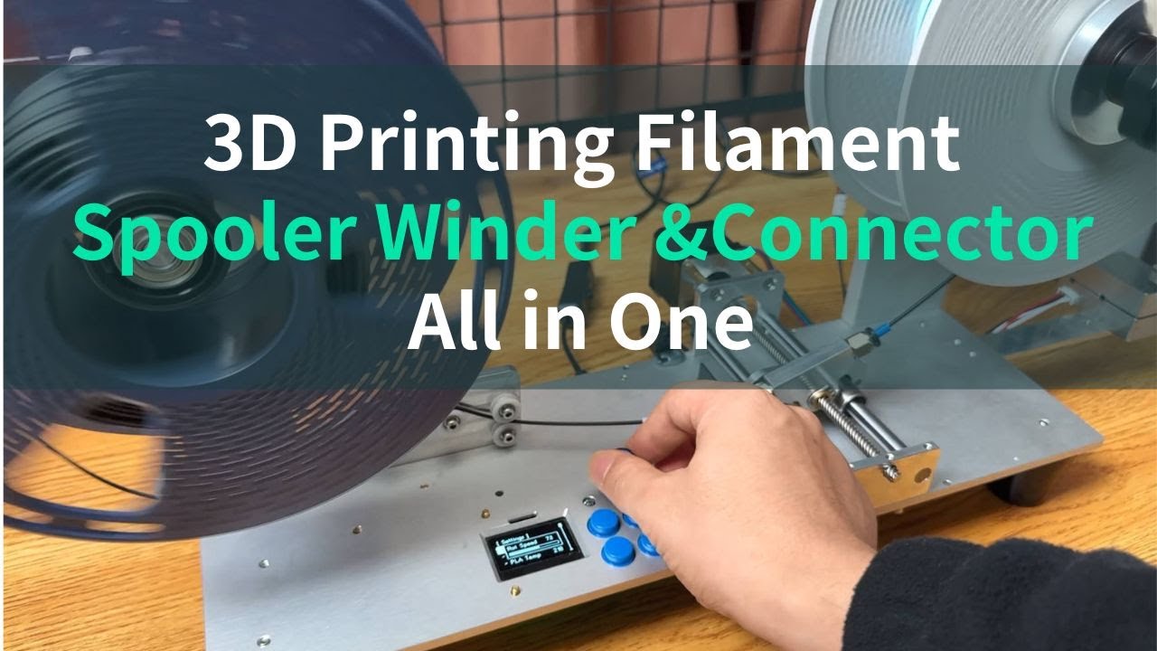 E-SPooler: Bambu Lab Filament Smart Spool Winder & Filament Connector  All in One！