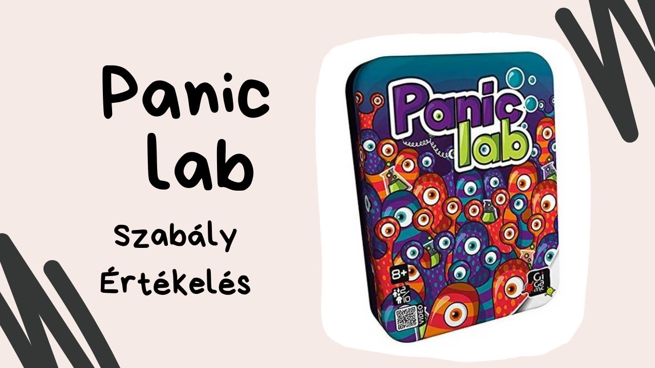 Amőba a szellőzőben: Panic Lab társasjáték játékbemutató és szabályismertető