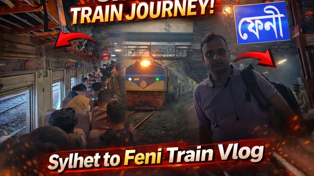 PAHARIKA EXPRESS Train from SYLHET to CHITTAGONG | সিলেটী পাহাড়িকা এক্সপ্রেসে ভাইকে খুজে পেলাম। 