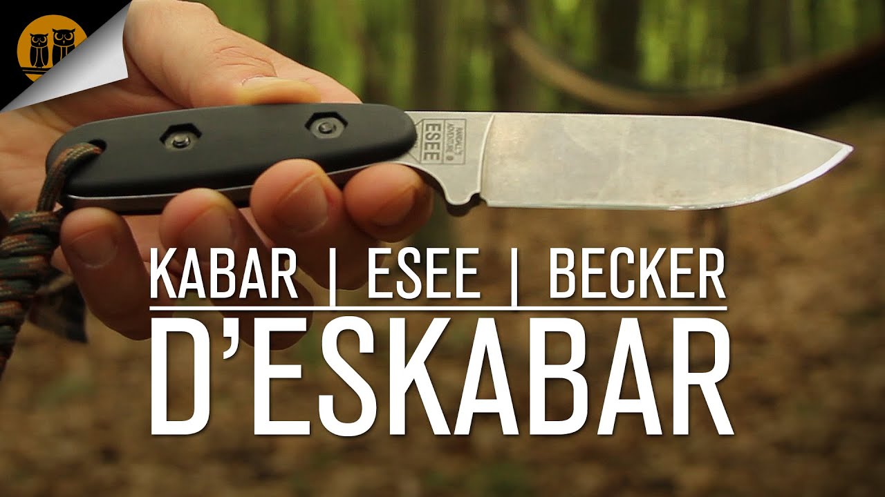 Kabar & ESEE D'Eskabar | Нож с фиксированным клинком для шеи | Полевой обзор