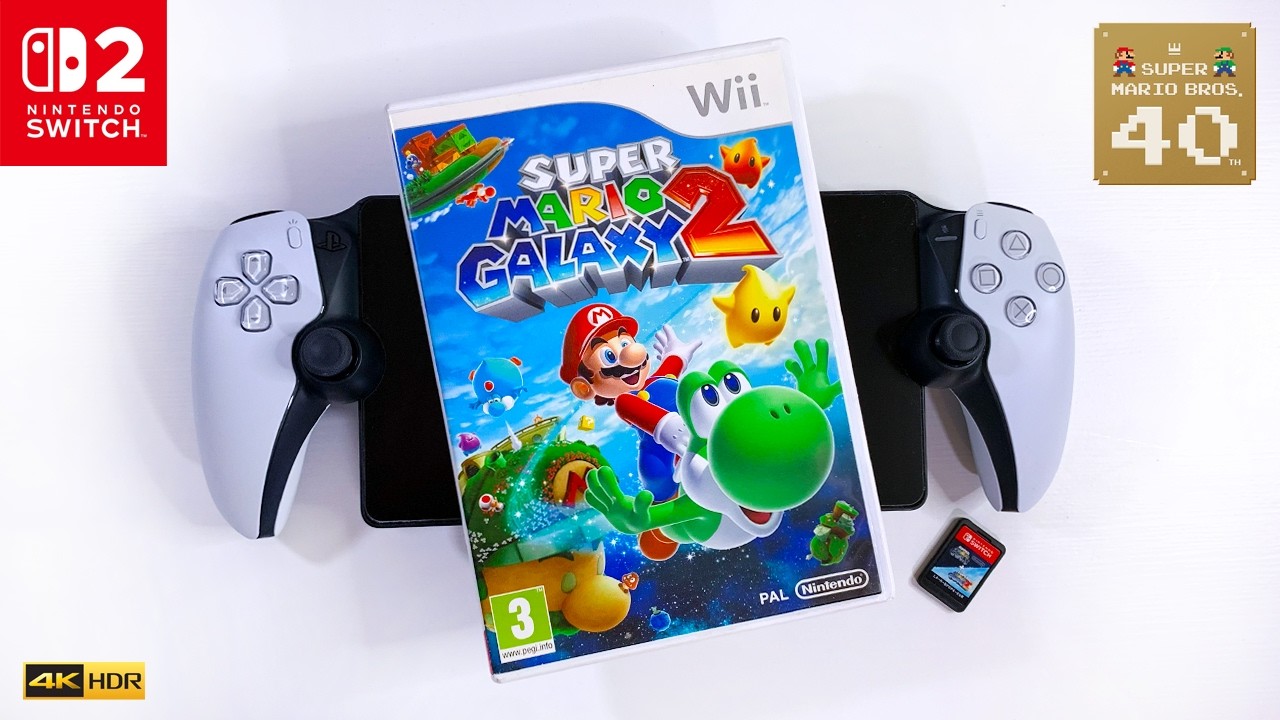 Super Mario Galaxy 2 Handheld Gameplay on Nintendo Switch 2