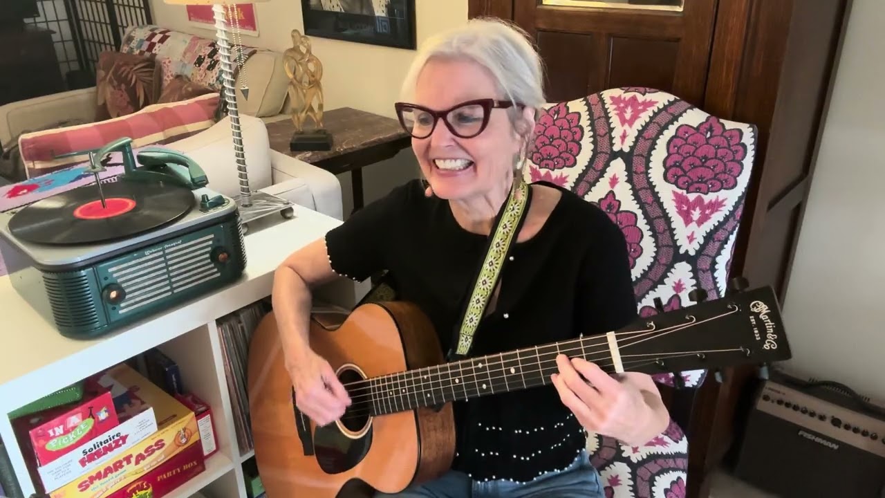 Debi Jean’s World E260 GET THESE BLUES IN HAND #originalmusic #acousticguitar 🦉🎸🌹🐺 
