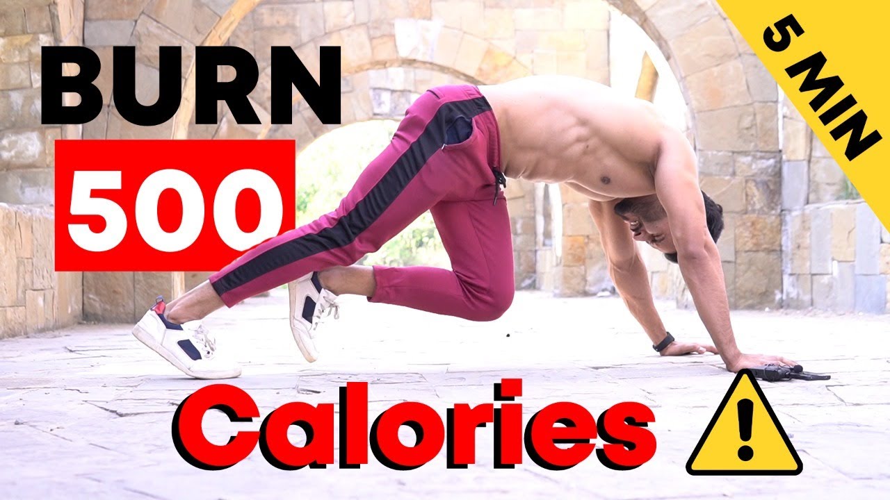 Burn 500 Calories With 5 Mins Workout Only