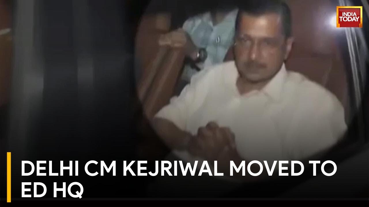 Delhi CM Arvind Kejriwal Arrested, Taken to Enforcement Directorate Headquarters | Kejriwal Updates
