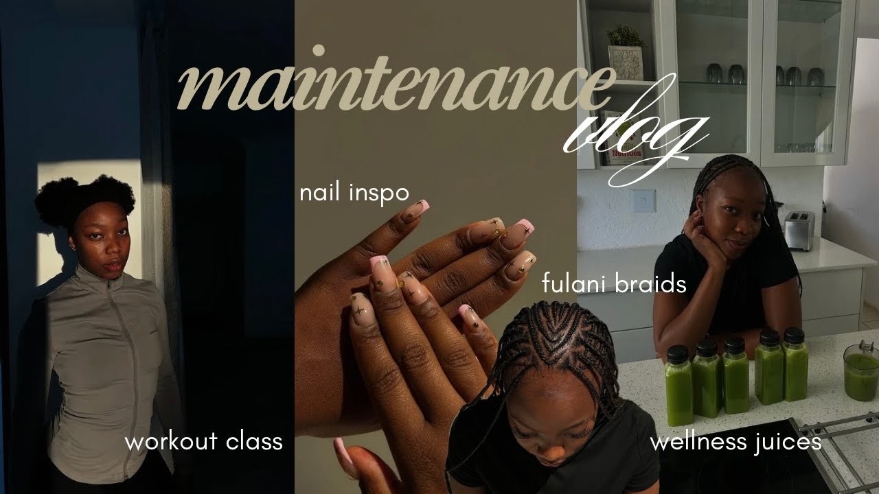 GLOW UP MAINTENANCE VLOG | workout routine, hair, nails, lashes + juicing