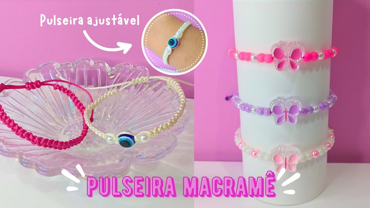 COMO FAZER PULSEIRA DE MACRAMÊ