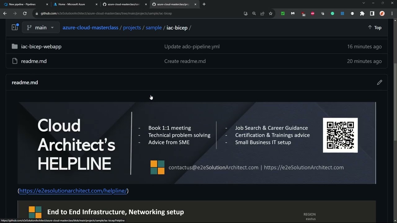 Azure BICEP using Azure DevOps Pipeline