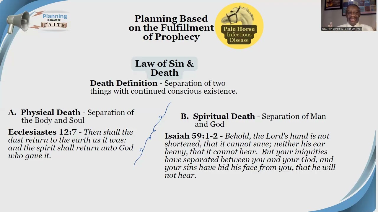 11 20 25 Planning is an Act of Faith   Fulfillment of Prophecy   Pale Horse 3