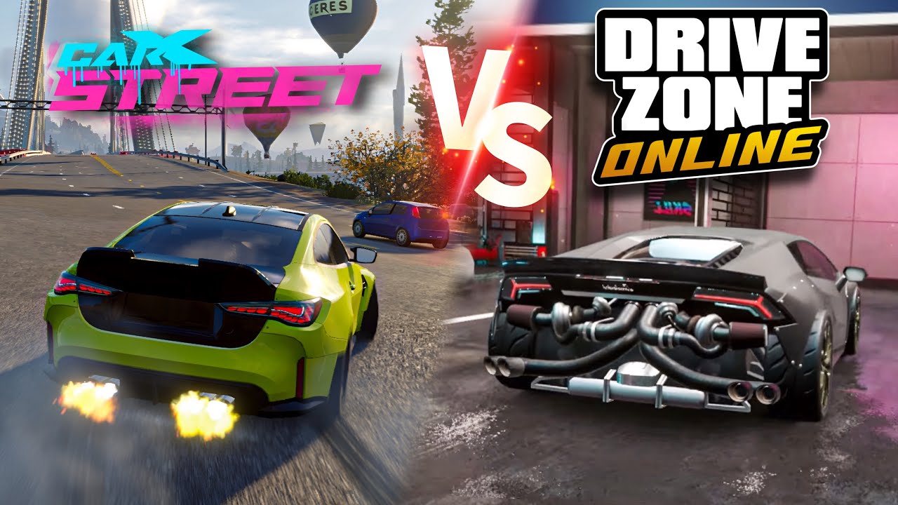 CarX Street |  Drive Zone Online VS CarX Street🔥| 😈 (Max Graphics)