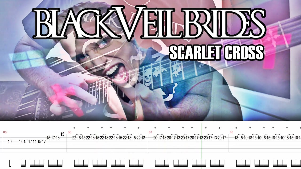 Black Veil Brides - Scarlet Cross (Guitar Cover + TABS)