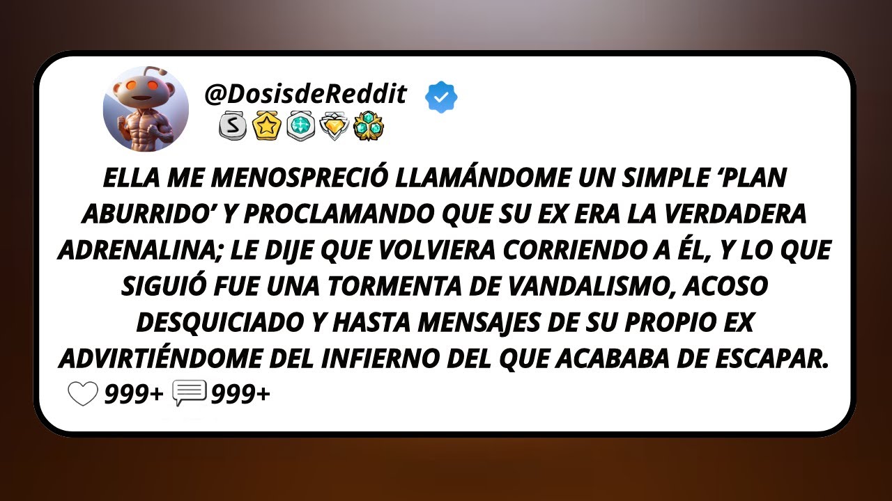 Ella Me Menospreció Llamándome Un Simple ‘Plan Aburrido’ Y Proclamando Que Su Ex Era La Verdadera...