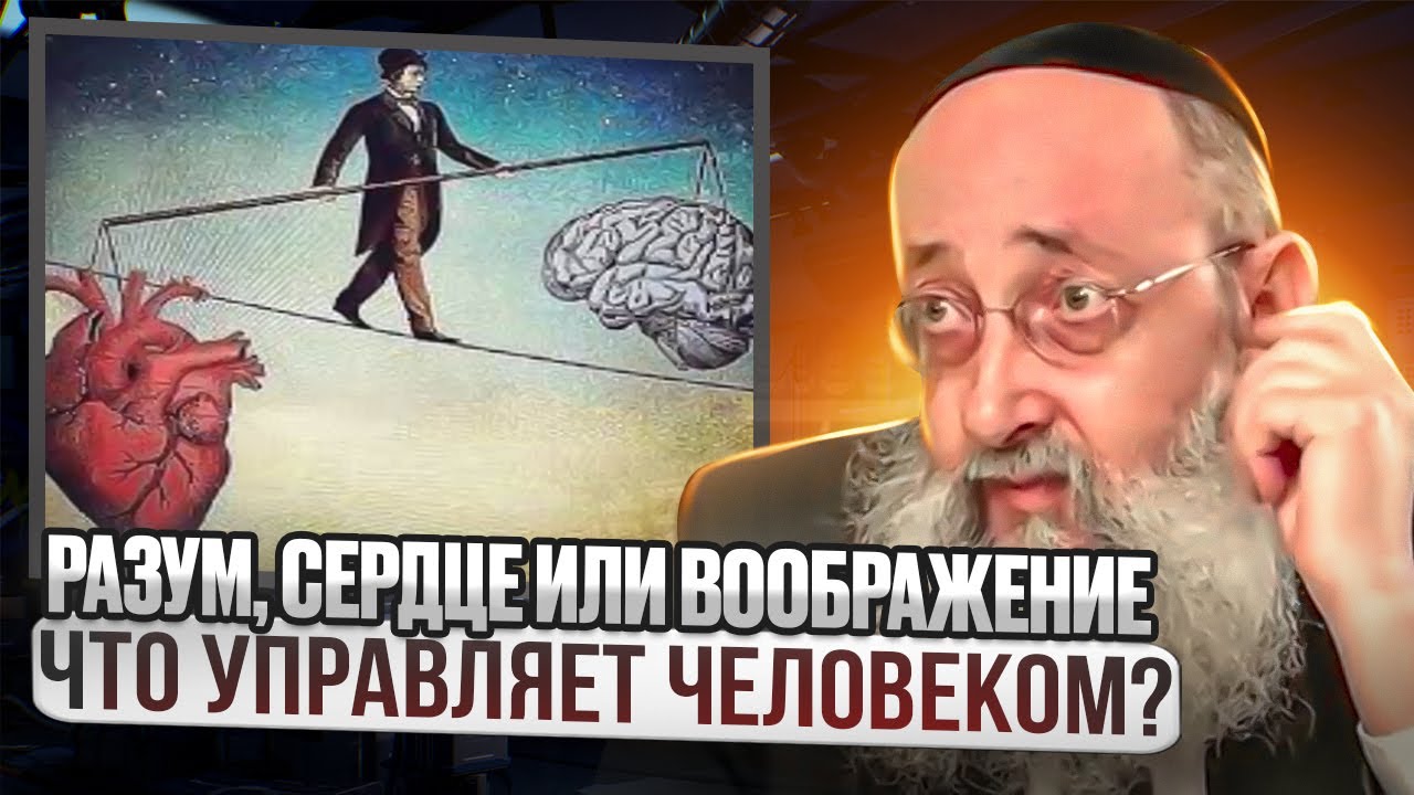 Разум, сердце или воображение. Что управляет человеком? Рав Ашер Кушнир