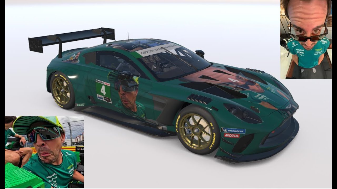 iRacing | GT Sprint OPEN | Aston Martin Vantage GT3 Fernando Alonso | Nurbur GP