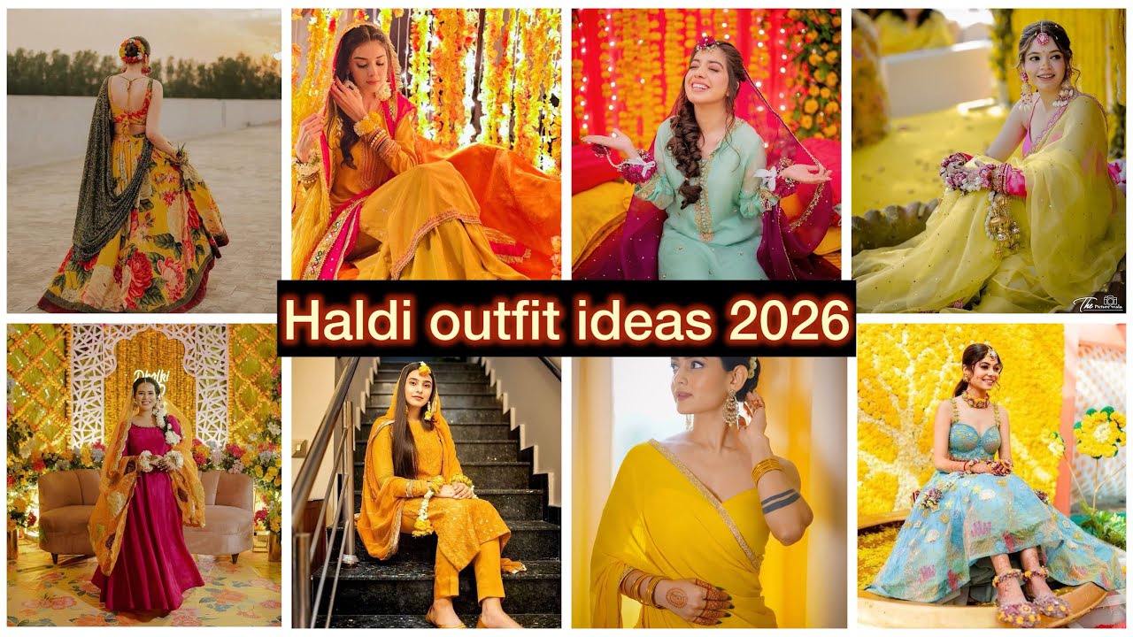 20+ Trending Haldi & Mayon dress for Bride | 2026 Bridal Looks | haldi | mehndi | dholki | mayun💛