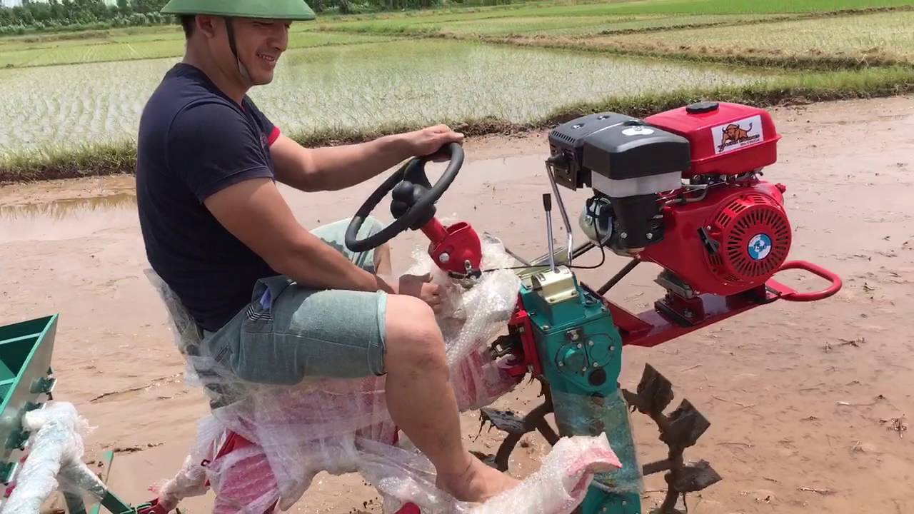 Máy sạ lúa Trâu Vàng ( Liên hệ  0936363785)