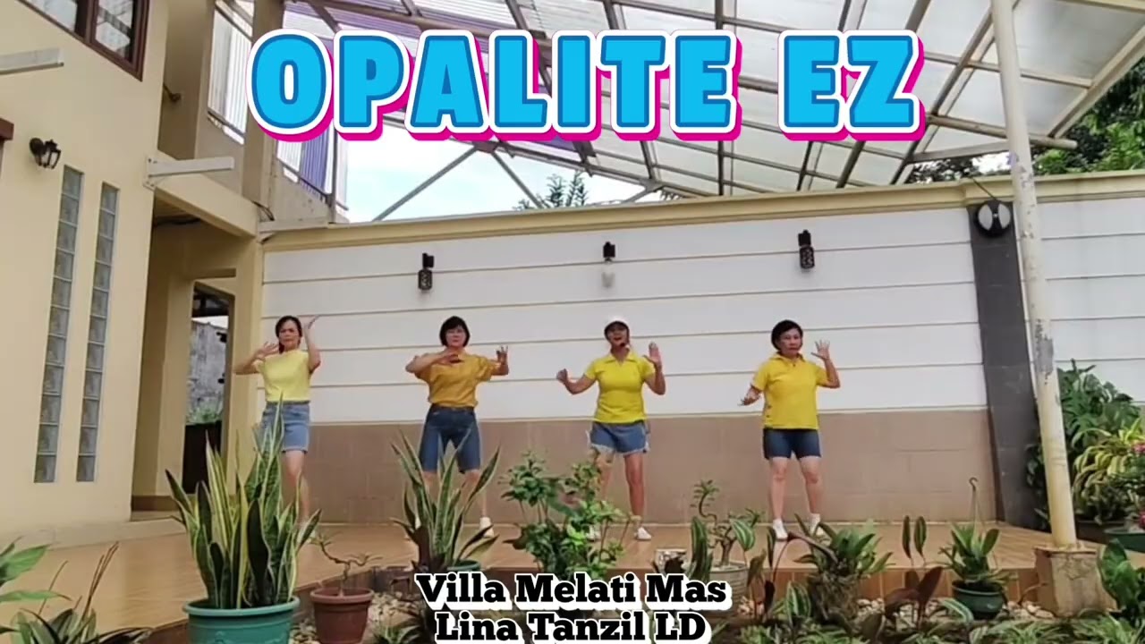 OPALITE EZ Line Dance (Demo : Lina Tanzil & Friends Villa Melati Mas) - 120326