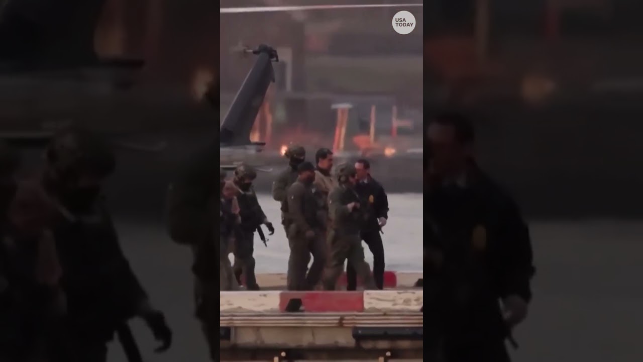 Watch as Venezuela's Nicol&aacute;s Maduro arrives in Manhattan for federal court hearing