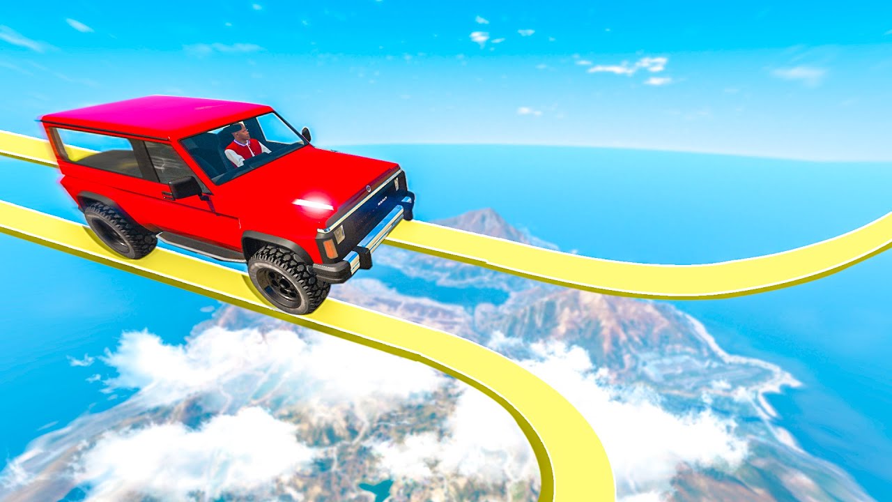 This GTA 5 STUNT RACE is 99.9% Impossible...