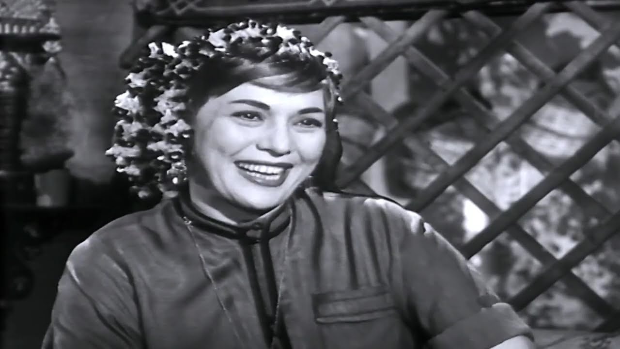تحية كاريوكا و رشدى أباظة ونعيمة عاكف و محمود المليجى فى #الفيلم الممتع المثير ( #خلخال #حبيبى )