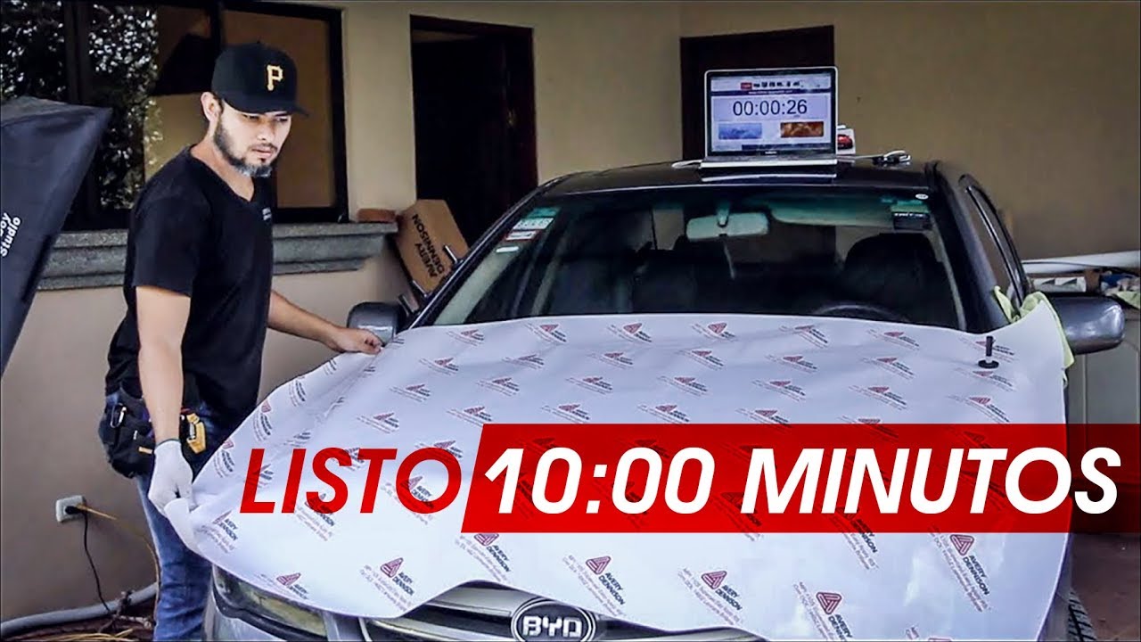 Como INSTALAR vinilo en una tapa motor en 10 minutos MPI 1105 Avery Dennison con Emmanuel Rodriguez