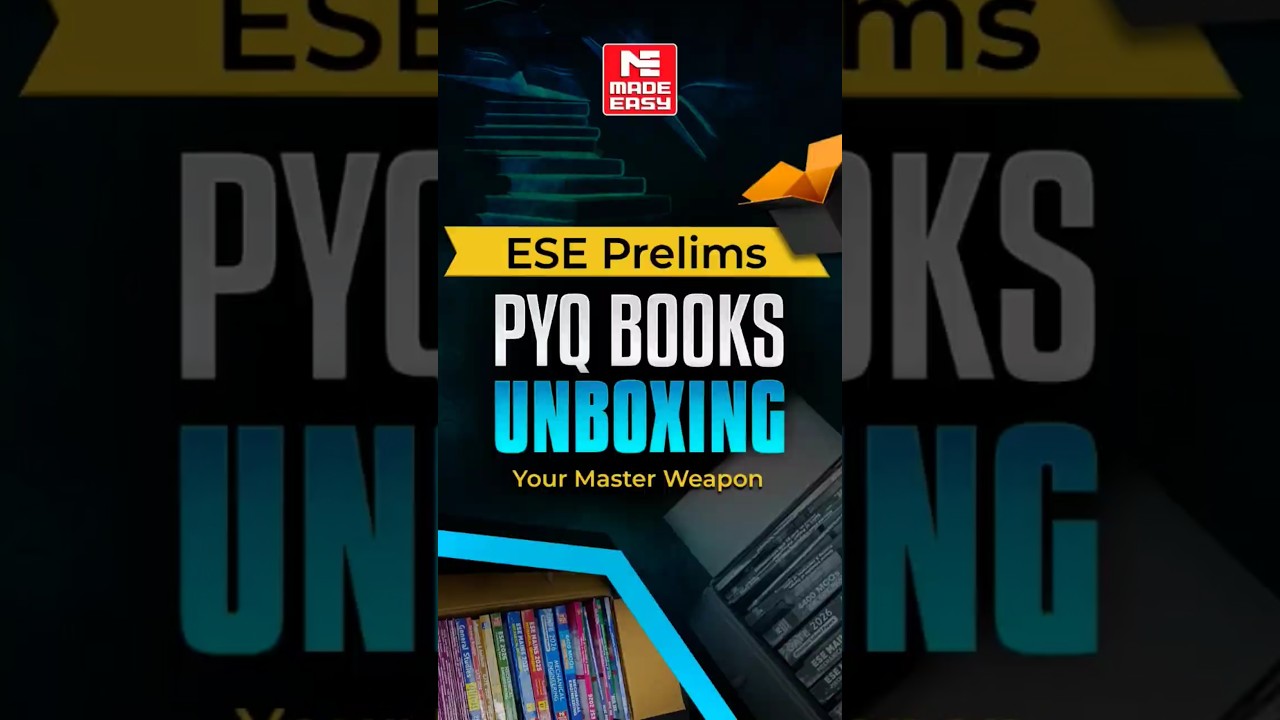 ESE Prelims PYQ Books Unboxing | 25 Years of Success in One Box | The Secret Weapon of Toppers!