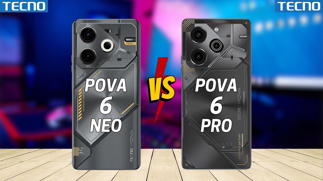 Tecno Pova 6 Neo vs Tecno Pova 6 Pro