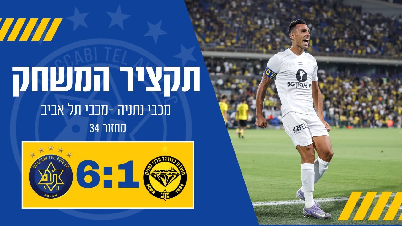 תקציר המשחק נגד מכבי נתניה | מחזור 34
