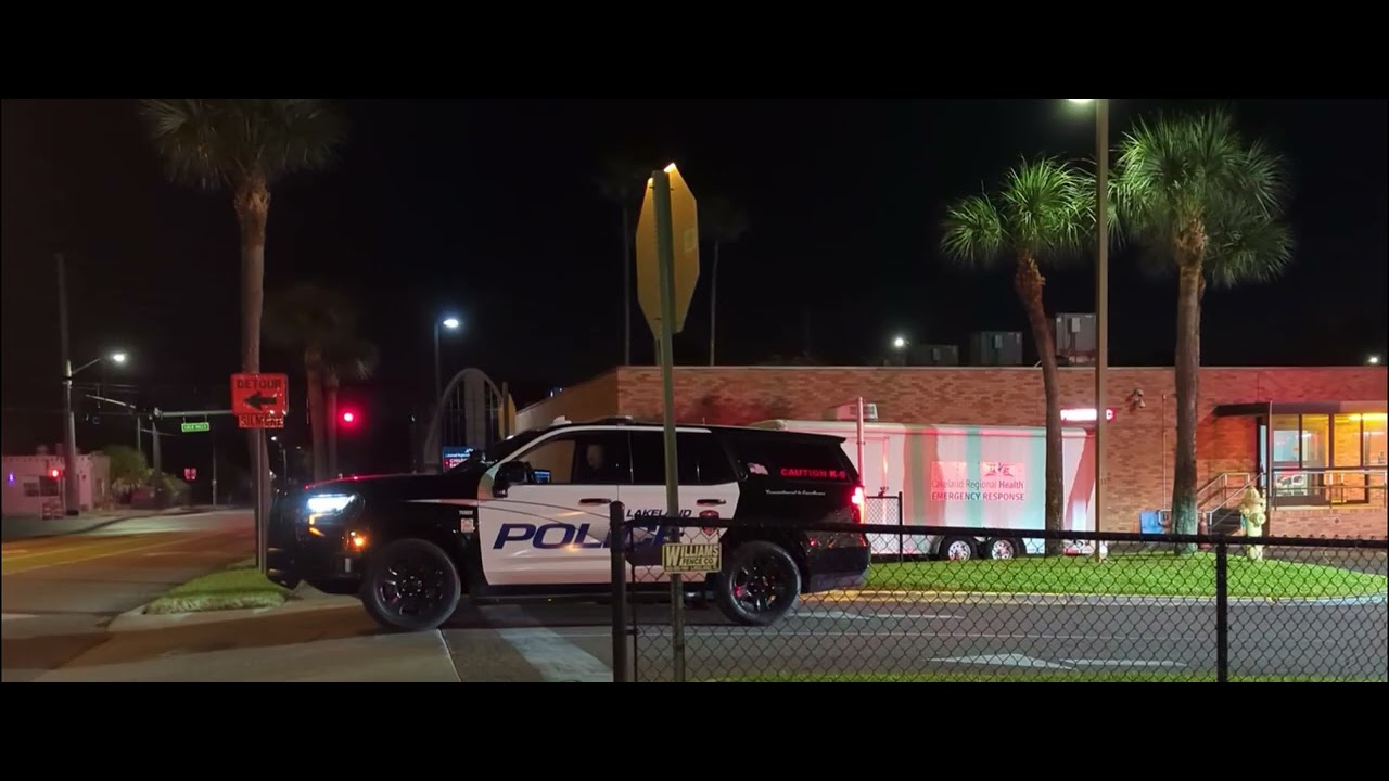 Lakeland PD tahoe departing 