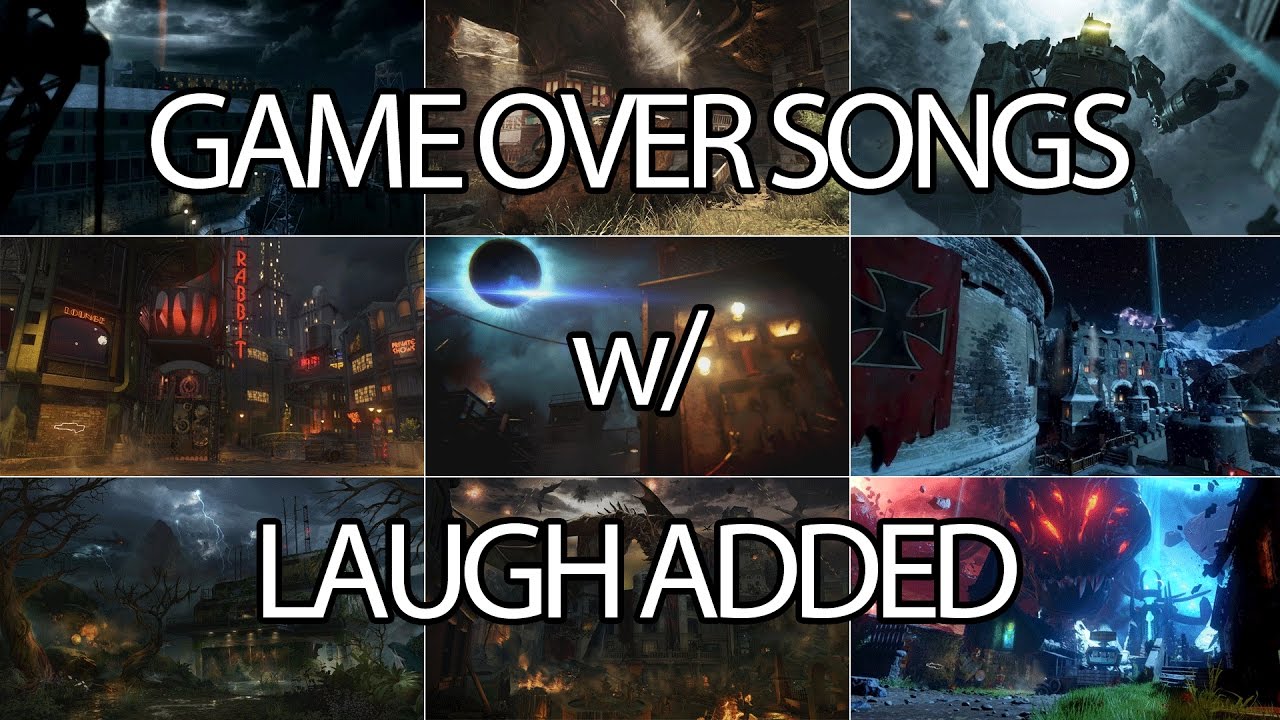 Zombie Game Over Songs w/ Laugh Added (Mob of the Dead - Revelations)