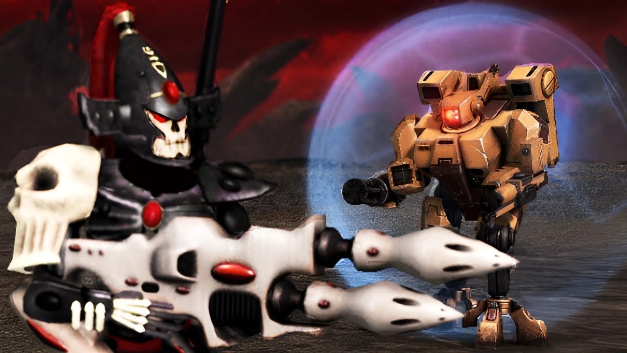 Eldar vs Tau Empire - Last Victim Warhammer 40k Mod | Men of War: Assault Squad 2